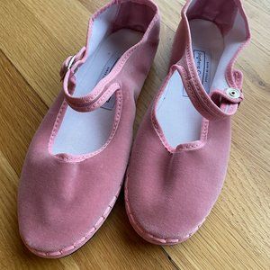 Drogheria Crivellini Pink Velvet Mary Jane, New in Box